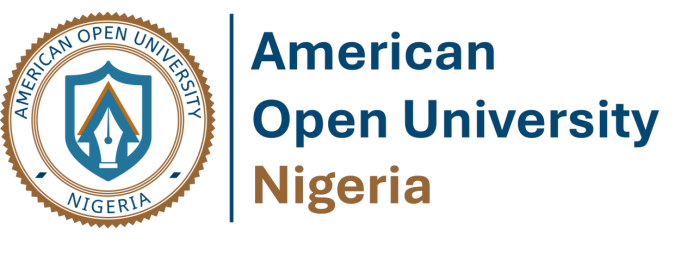 American Open University logo